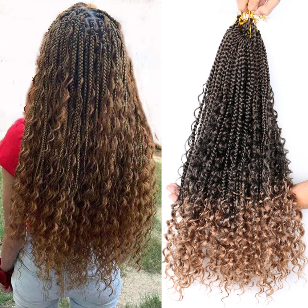 Mtmei Hair 22 12 Roots   Braids Curly end..